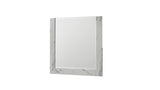 Mist Mirror Two-Tone High-Gloss Marble & Lacquer Frame with Oversized Reflective Surface G150108675