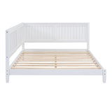 Full Size Wood Daybed/Sofa Bed, White WF297690AAK