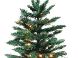 6.5ft Flocking Tied Light Christmas Tree 20650791