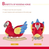 Baby rocking horse toy with music playback Parrot shaped 52694478