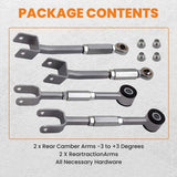 Adjustable Alignment Rear Camber Arm Toe Traction Kit fit for Infiniti G35 2003-07 90382944