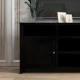 84 inch TV Stand Console for TVs up to 95 inches, No Assembly Required, Mocha Finish GL-B108P160210