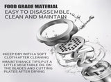 Meat Grinder Commercial Meat Grinding Machine Electric Meat Chopper Mincer with 4/6/8mm Grinding W1364P154108