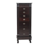 ZNTS Standing Armoire Cabinet Makeup Mirror and Top Divided Storage Organizer, Large Standing 32145954