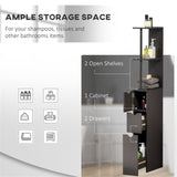 Bathroom Storage Cabinet-Brown 73241471