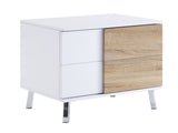 Verux White High Gloss Finish End Table B2726P244385