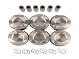 6* Pistons & Rings Set STD 22mm 84mm for BMW 335i 435i 535i X3 X4 X5 X6 N55B30A 11257587914 21309972