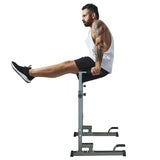Power Tower Dip Station with Bench Pull Up Bar Stand Adjustable Height Heavy Duty Multi-Function 42086643
