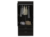Lisboa Armoire, Rod, Double Door, Two Drawers, Metal Handles B200P188848