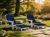 Outdoor Adirondack Chair Cushions 44x19x4 inch Waterproof Rocking Chair Cushion with 17x19 Ottoman 32090153
