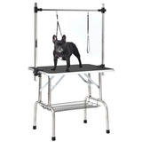 ZNTS 36" Professional Dog Pet Grooming Table Adjustable Heavy Duty Portable w/Arm & Noose & Mesh Tray 15058957