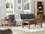 Small Square Wood Side Table, Walnut Finish 62696251