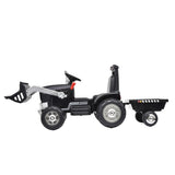 ZNTS Kids Ride on Tractor with Trailer, 12V Battery Powered Electric Excavator for Kids with Remote T3067P244625