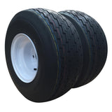 18x8.50-8 LRB 4 PR Bias Golf Cart Tires 4 Lug White Wheel QM510 87058622