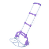 Portable Aluminium Cart Folding Dolly Push Truck Hand Collapsible Trolley Luggage Purple 09846099