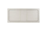 Expandable Leg Tablewith Metal Inlay - Vanilla B2699P310415