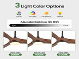 60in ceiling fan with lights, comes with wall control and remote, six-speed reversible motor, W3775P566875