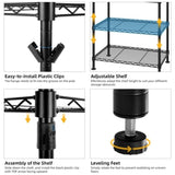 ZNTS Wire Garment Rack Heavy Duty Clothes Rack,Closet Organizer Metal Garment Rack Portable Clothes 85070014