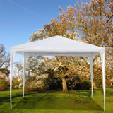 ZNTS 3 x 3m Waterproof Tent with Spiral Tubes White 22371752