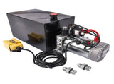 Hydraulic Power Unit 12V Single Acting Hydraulic Dump 15 Quart Steel Reservoir 27147078