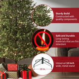Balsam Fir Heritage 7.5ft Christmas Tree Pre-Lit Artificial Full with 3,941 Branch Tips & 1,485 03022399