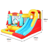 ZNTS 420D 840D Oxford cloth jump surface rocket with fan inflatable castle n001 85759430