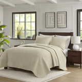 Queen 3 Piece Luxurious Oversized Quilt Set B035129011
