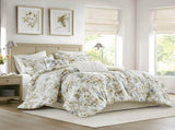 6PCS Cal King Cotton Sateen Print Oversized Comforter Set B035P341177