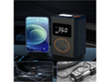 1pc Black 3600mAh Portable Car Inflation Pump, Intelligent Wireless Tire Inflation Pump, 19577869