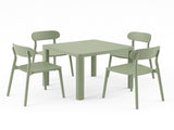 Patio Stalking Chair Set, 2 PK, Green B2783P583461