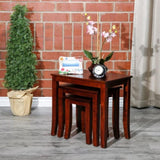 3-Piece Nesting Table Set, Cherry B04660621