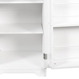 Laundry Cabinet with Doors and shelf, Tilt-Out Laundry Hamper, Freestanding Style, Adjustable Shelf, W331P280824