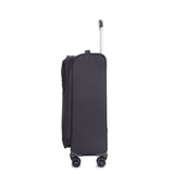 3-Piece Set ,Softshell Suitcase Spinner Wheels Terylene Polyester W284P197003