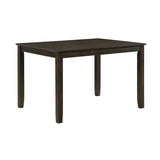 Classic Transitional 5pc Dining Set Dining Table and Four Side Chairs Set Charcoal Finish B011P144223