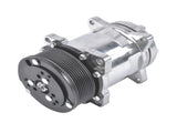 A/C Compressor w/ Clutch Replacement for Sanden 508 Style 8-Groove Serpentine Belt HC5002C 20913760