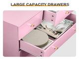 Macaron powder, particleboard with melamine veneer, 66*40*131cm, 52 drawer cabinet, matte gold 69590279