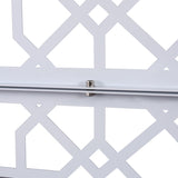 Outdoor & Indoor Privacy Metal Privacy 76" H48" W, Freestanding Decorative Privacy W465P193212