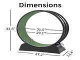 80*34*86CM Black PP track connector assembly, round shape with green carpet 1 cat teaser stick, 21101407