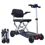 MOBIFREE Powered Lightweight Manual Folding Mobility Scooter M2020 for Adults and Seniors. GL-W2923P220470