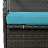 U_STYLE Versatile outdoor loveseat that converts to four seats and a table, suitable for gardens and WF321803AAC