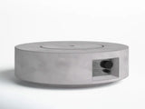 11" H x 30" W Fiber Reinforced Concrete Propane Gas Outdoor Fire Pit Table with Lid B120P198393