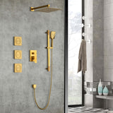 Shower System with Shower Head, Hand Shower, Slide Bar, Bodysprays, Shower Arm, Hose, Valve Trim, W928105126