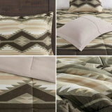 Full/Queen Down Alternative Comforter Set with Throw Pillow B035P148497