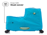 22 Inch Ride-on Suitcase for Kids & Teens, Toddler Travel Luggage with Seat, Spinner Wheels, Safety 11331487