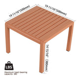 Summer - 2-Piece Indoor/Outdoor Furniture set 1 Chairs & 1 Coffee Tables Waterproof PP Material W3450P323301