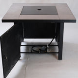 50000 BTU, CSA Certification Square Gas Fire Table ,Contain 5 kg Lava Stone And Rainproof W2734P194105