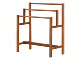 3Tier Freestanding Hardwood Ladder, Farmhouse Vertical Storage Rack, SpaceSaving Step 64628831