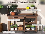 Garden Work BenchOpen Shelf Storage 96541724