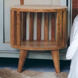 Artisan Furniture Solid Wood Ariella Single Shelf Nightstand B182P279315