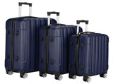 3-in-1 Multifunctional Large Capacity Traveling Storage Suitcase Luggage Set Navy Blue 20244081